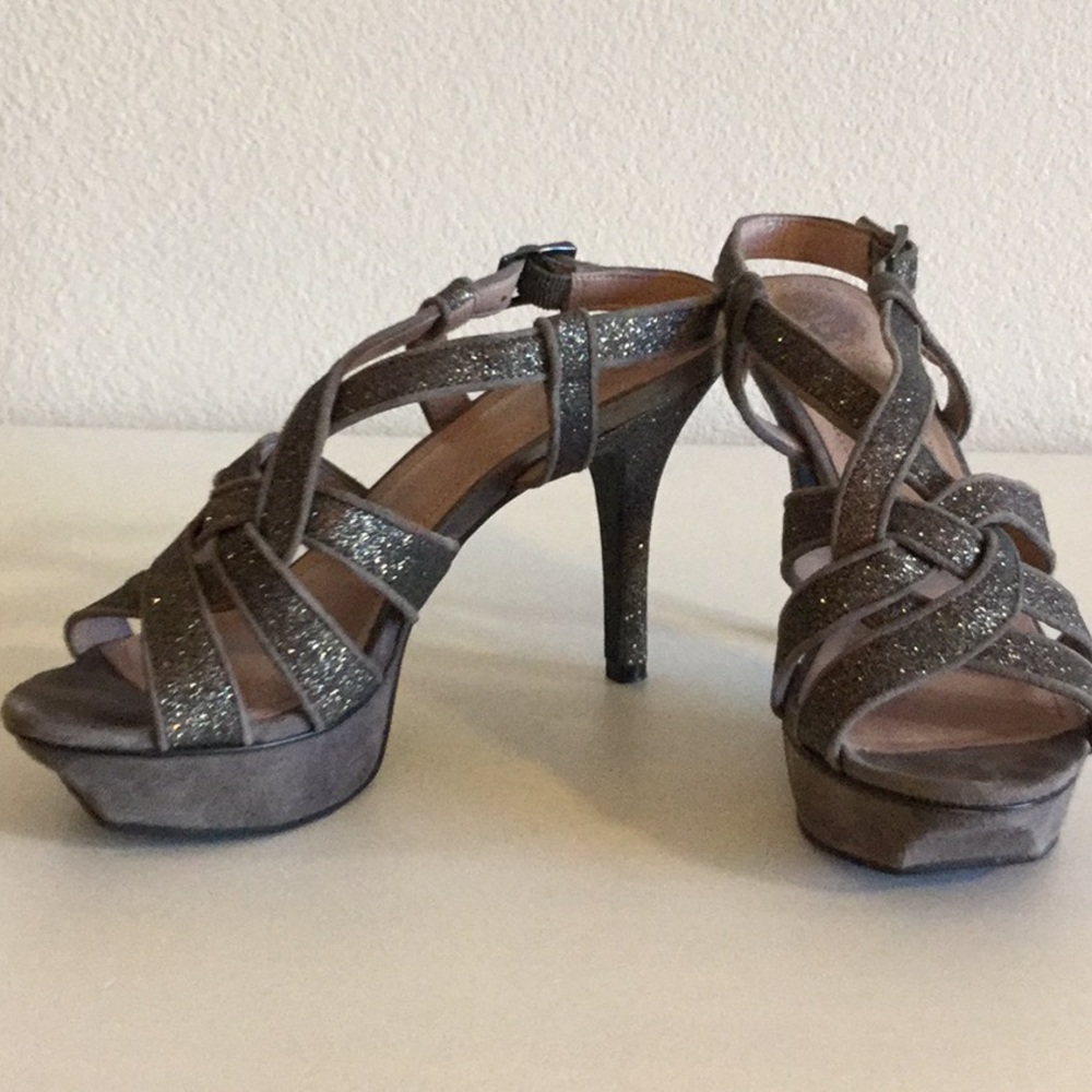 Vince Camuto Heels suede and glitter